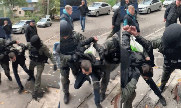 В Києві побито правозахисника. Поліція імітує обшук і підкидає “траву”.