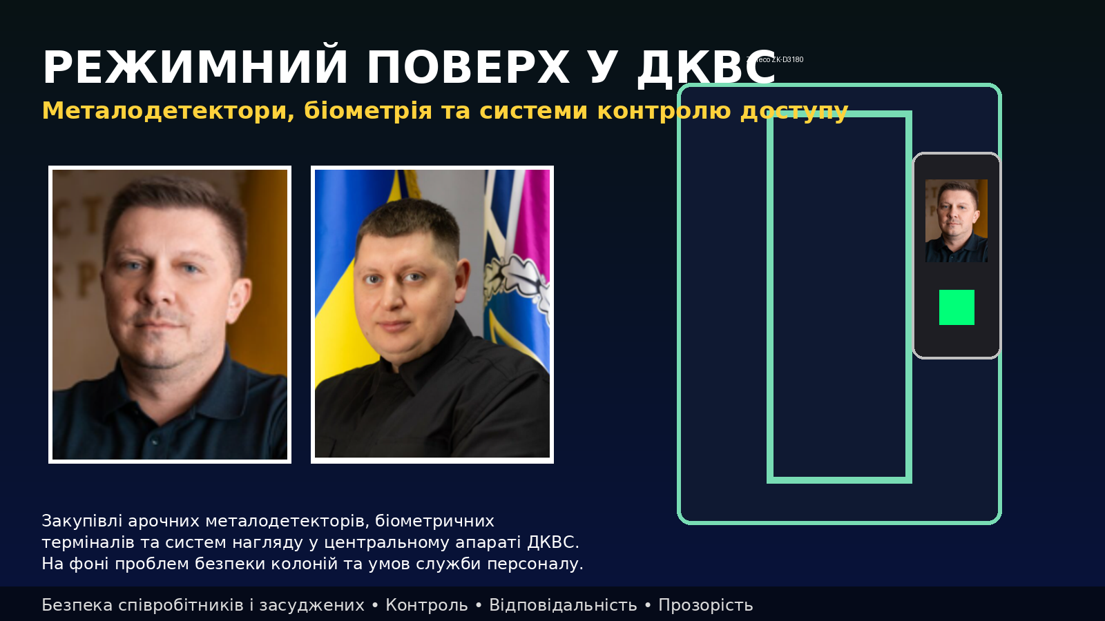 Металева рамка, антипрослушка та контроль доступу: навіщо керівництву ДКВС «режимний поверх»
