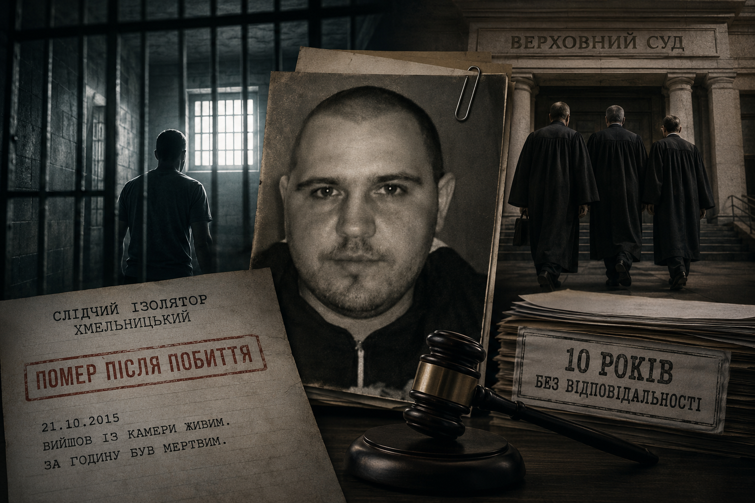 Він вийшов із камери живим. За годину був мертвим. Верховний Суд передав справу смерті Андрія Данилюка до об’єднаної палати